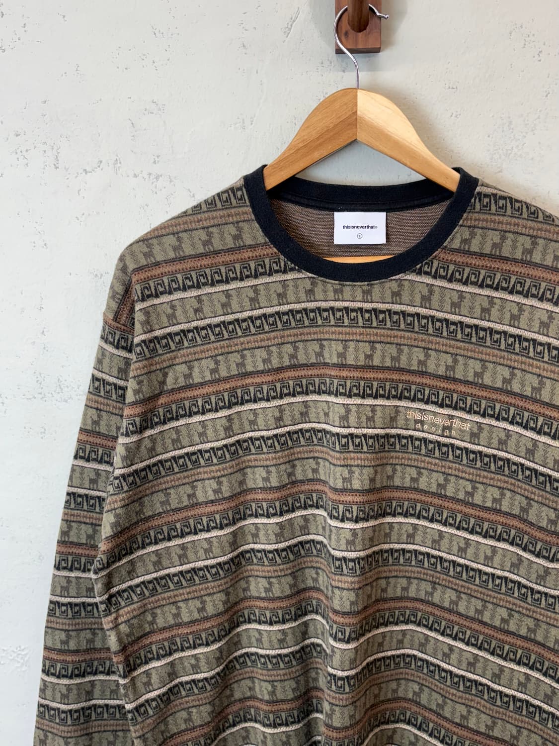 디스이즈네버댓 패턴 스트라이프 티셔츠 상품이미지4