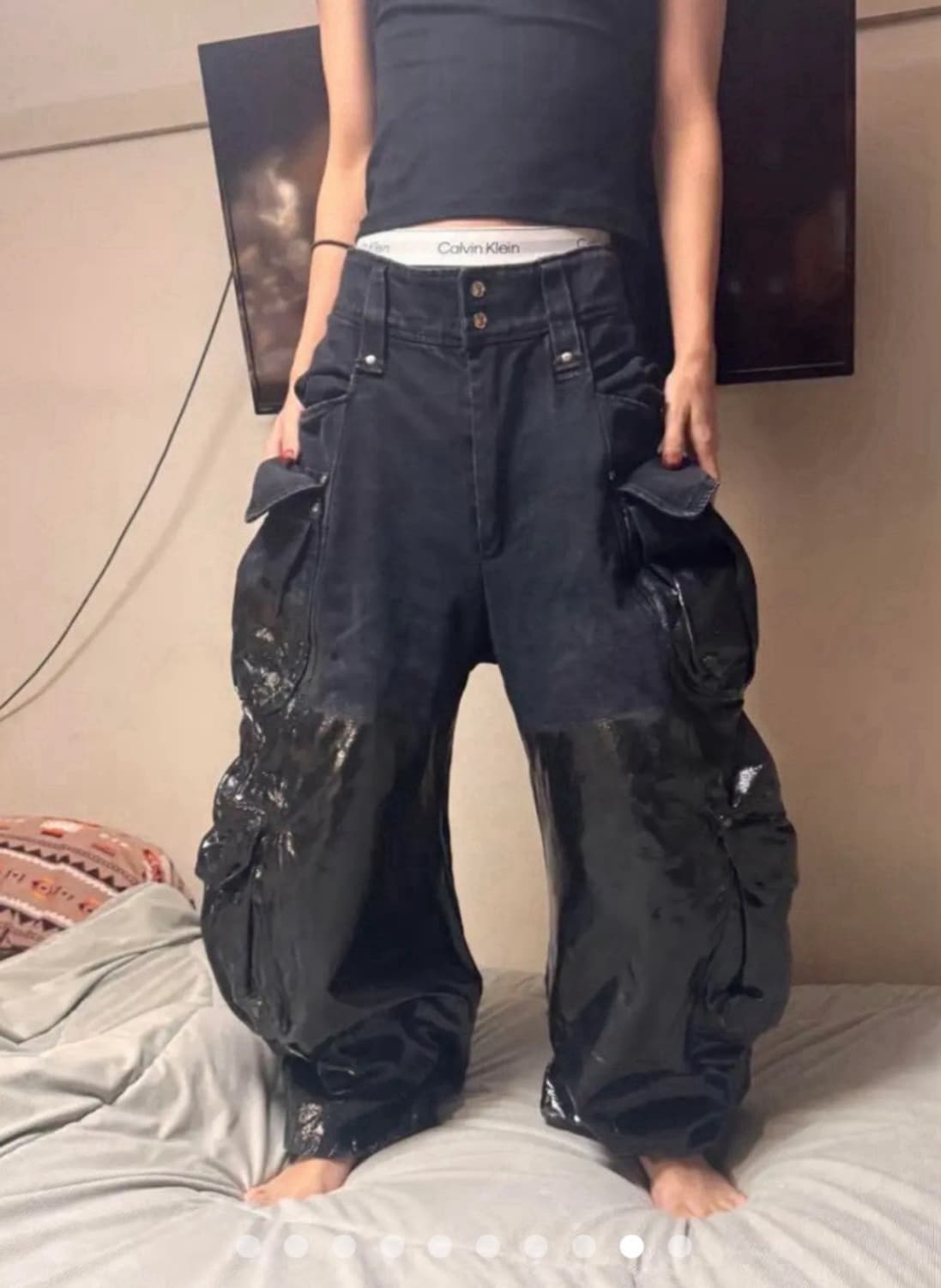 Cannnone wet cargo pants 상품이미지2