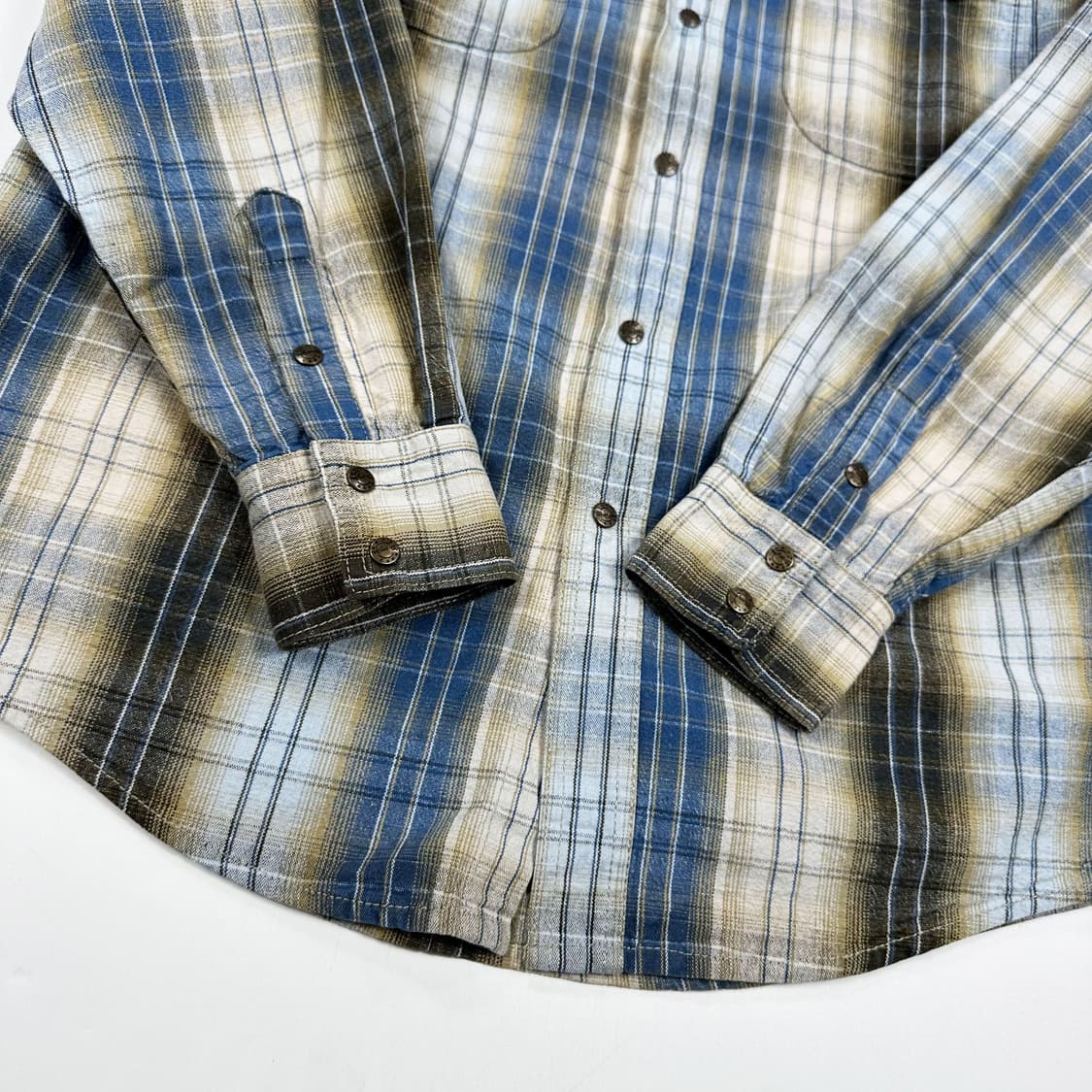 VTG 빈티지 포켓 헤비 체크셔츠 (실측 L) 상품이미지4