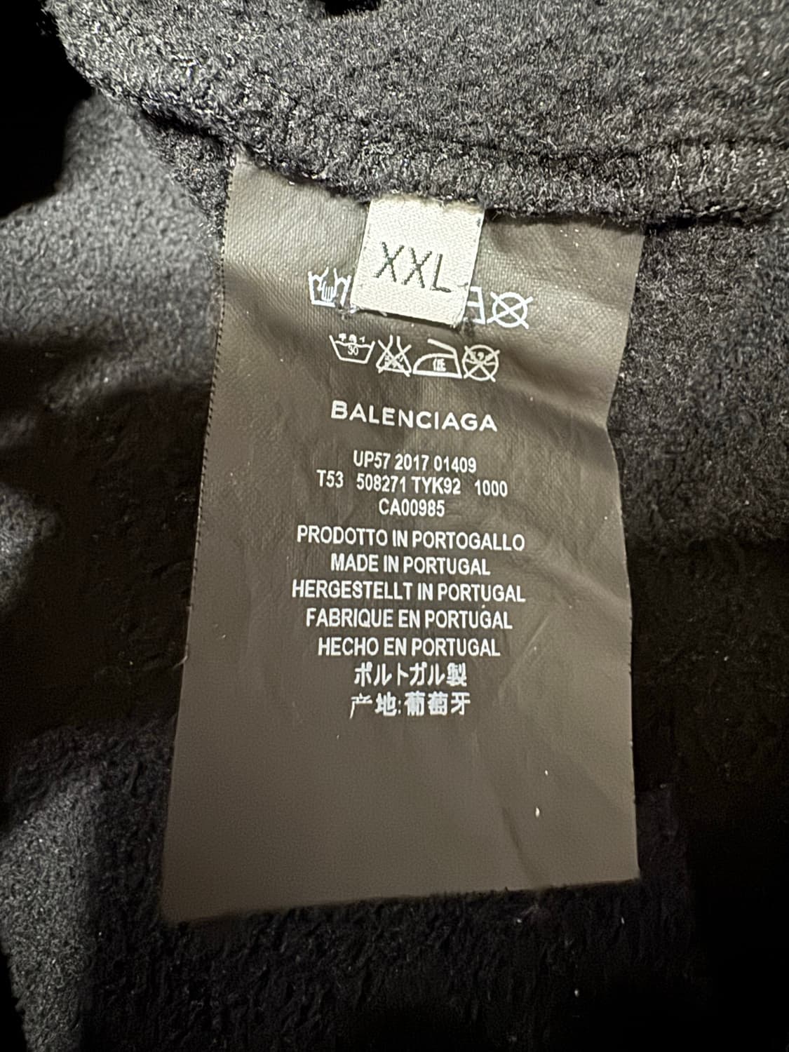 XXL 발렌시아가 웨이브로고 맨투맨 상품이미지10