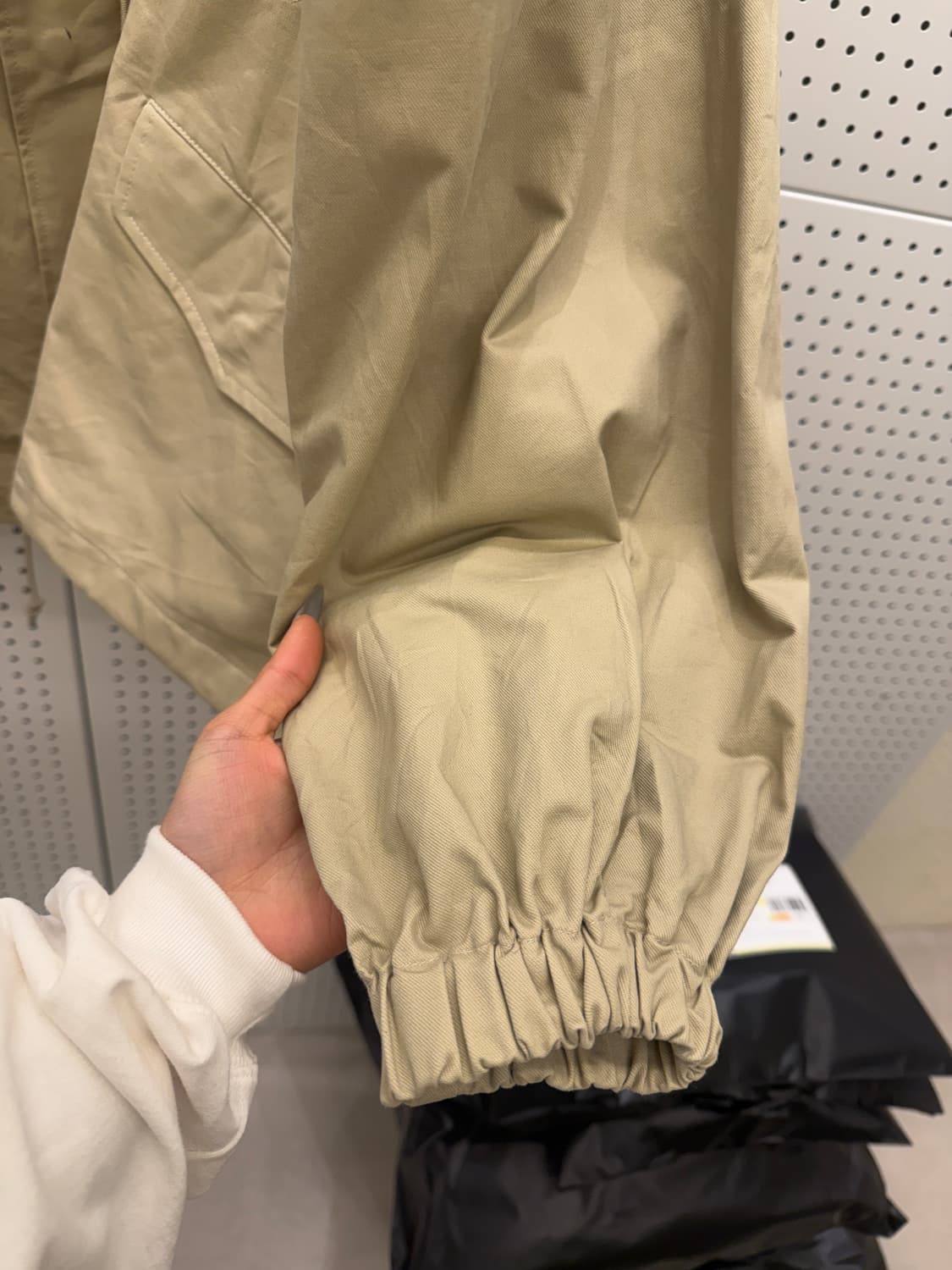 라퍼지스토어 베이지 하이넥 필드 자켓 U833 상품이미지4