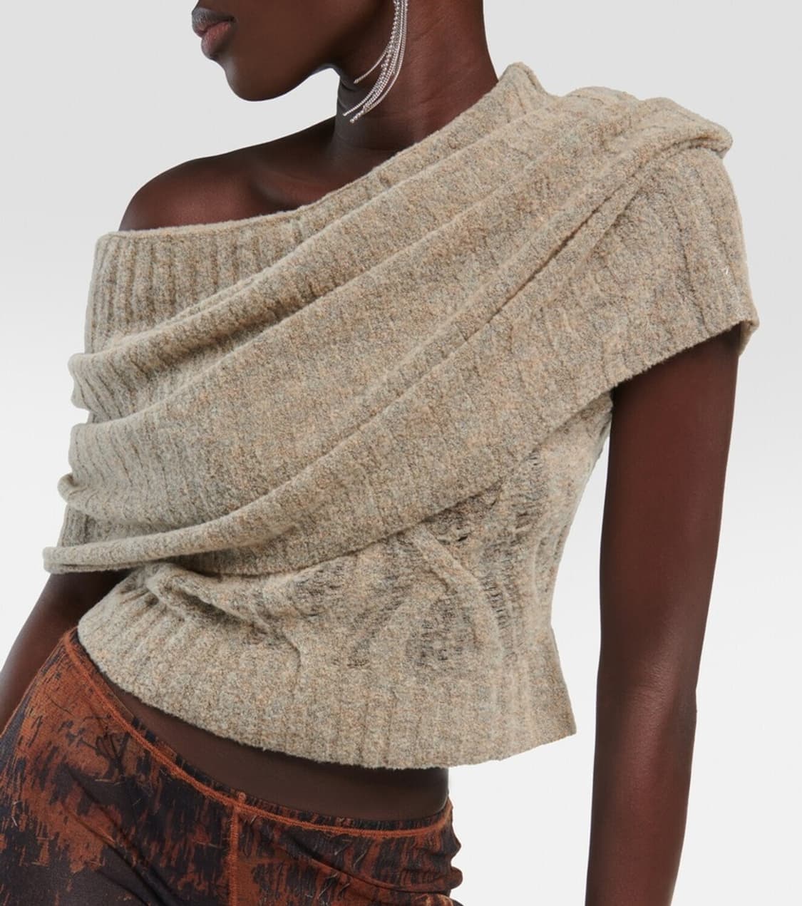 [S,M]노울스 x 장폴고티에 오프숄더 니트 상품이미지1