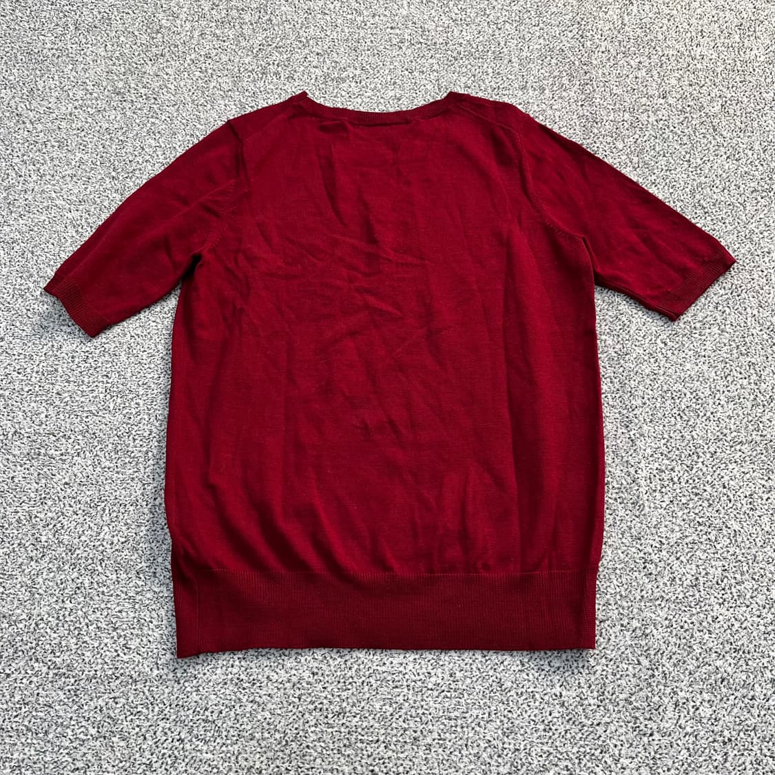 M 유니클로 여성 반팔 니트 0403M 상품이미지4