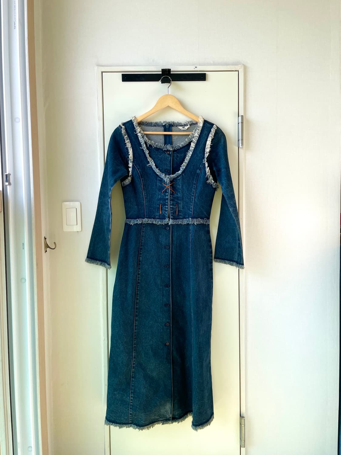 Vivayou vintage denim dress 상품이미지1