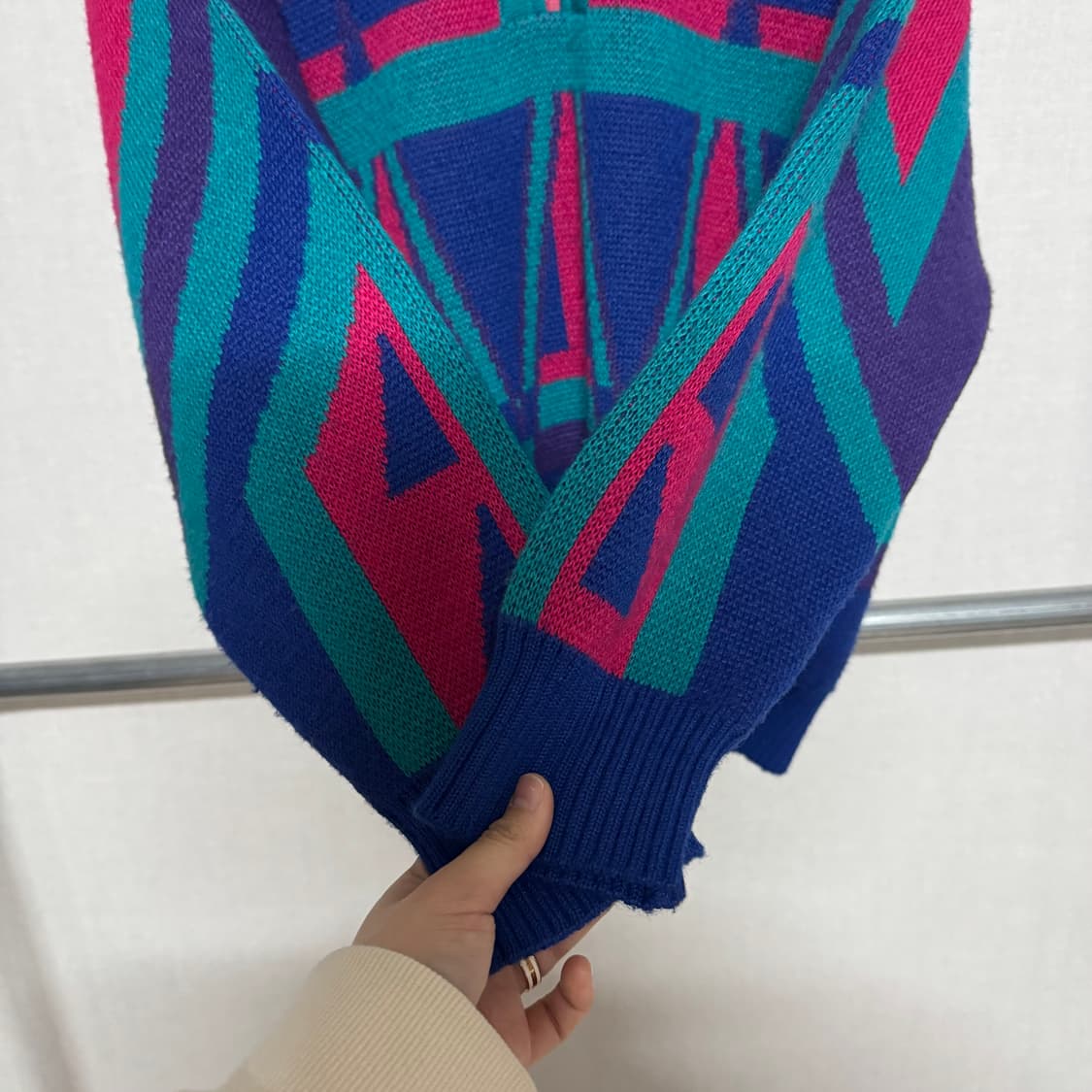 FILA 이태리 하프넥 집업 니트 L 상품이미지5