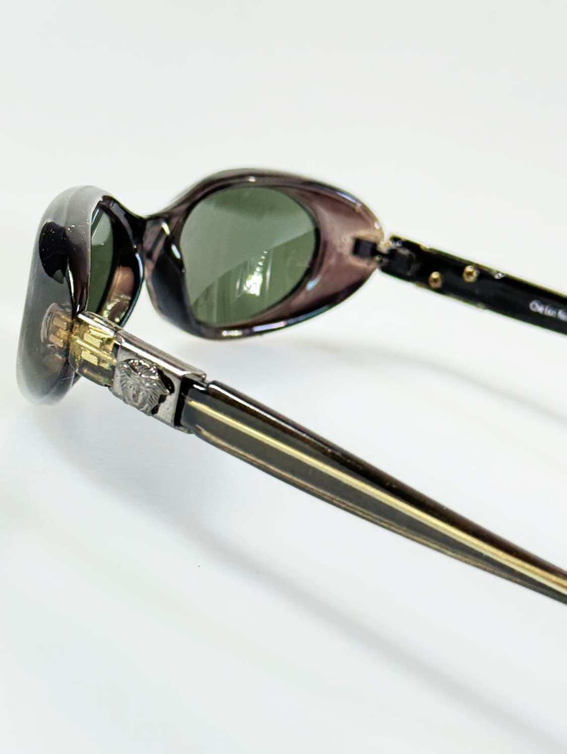 90s One Last Kiss 볼드 오벌 프레임 빈티지 선글라스 상품이미지4