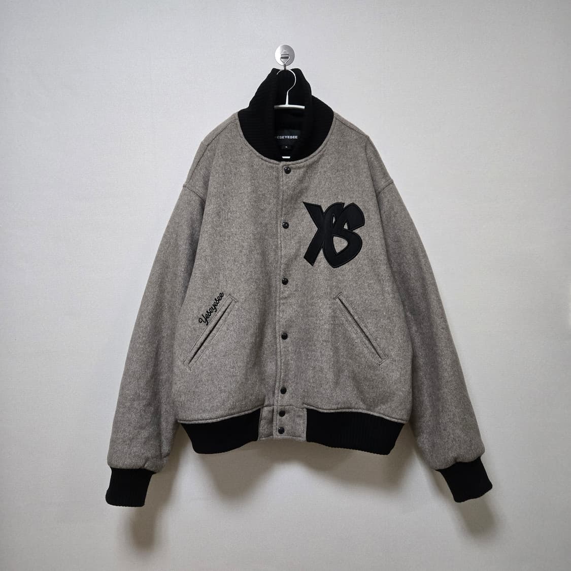 예스아이씨 플로럴 바시티 점퍼 상품이미지3