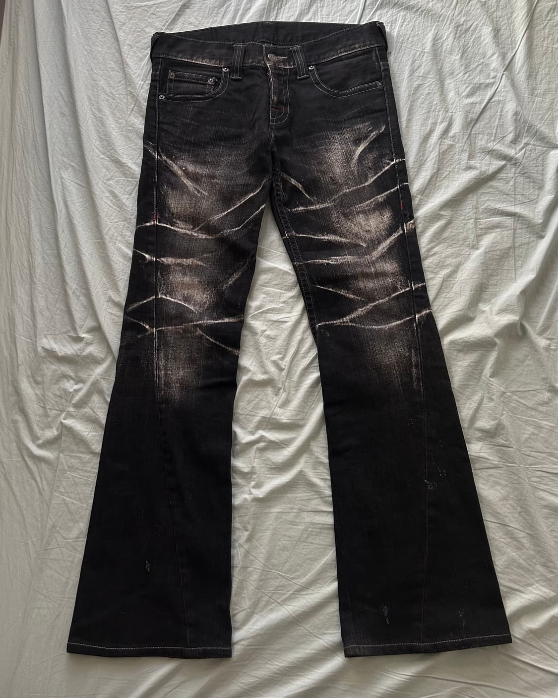 토네이도마트 흑청 워싱진 상품이미지1