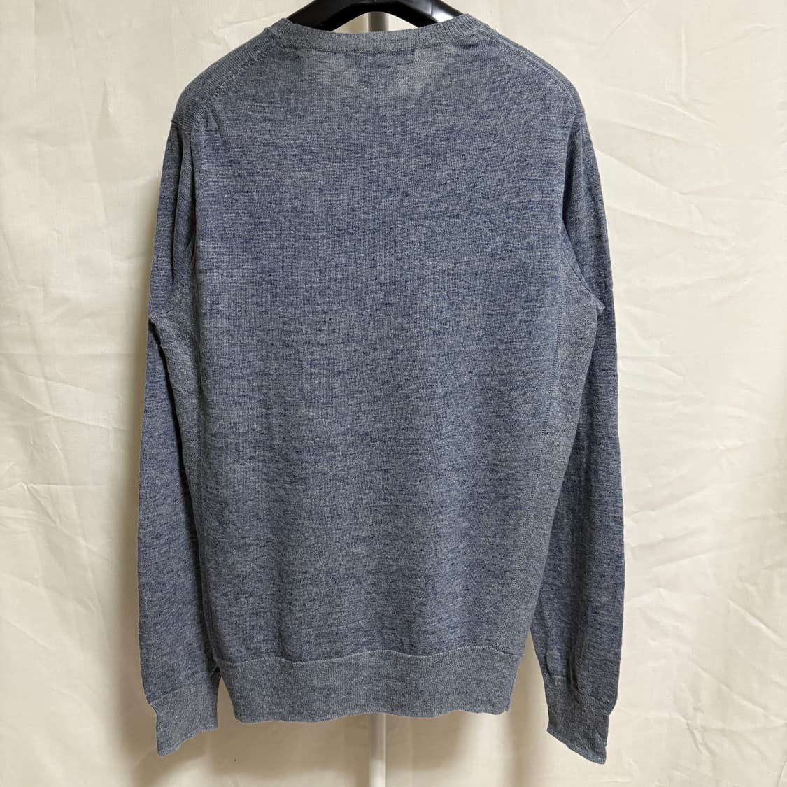 히스테릭글래머 린넨 그래픽 니트 스웻셔츠 / 블루그레이, M 상품이미지7