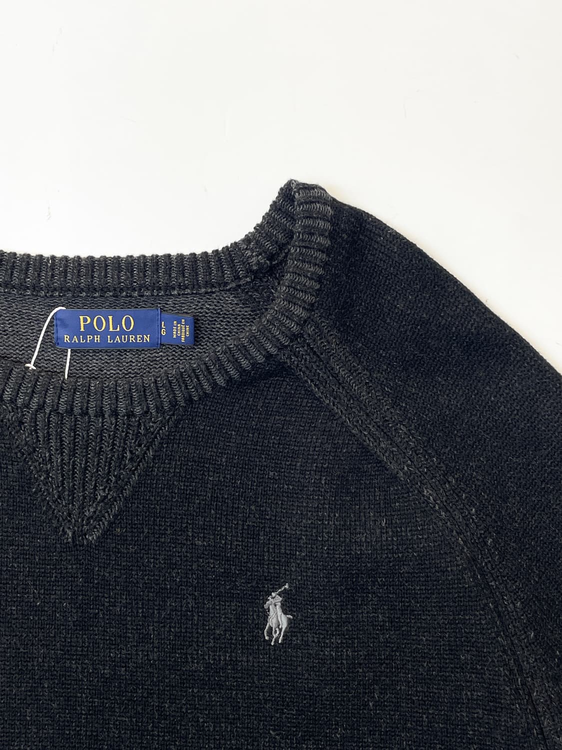 폴로랄프로렌 크루넥 코튼 니트 스웨터 상품이미지3