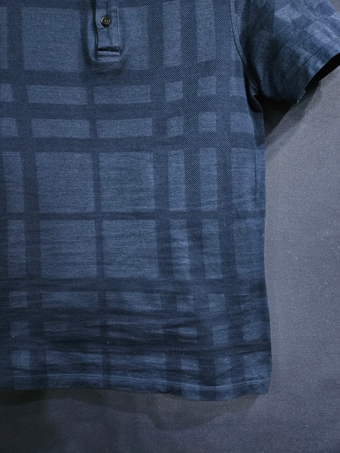 버버리 스트라이프 체크 남성 슬림핏 90 카라반팔티  상품이미지5