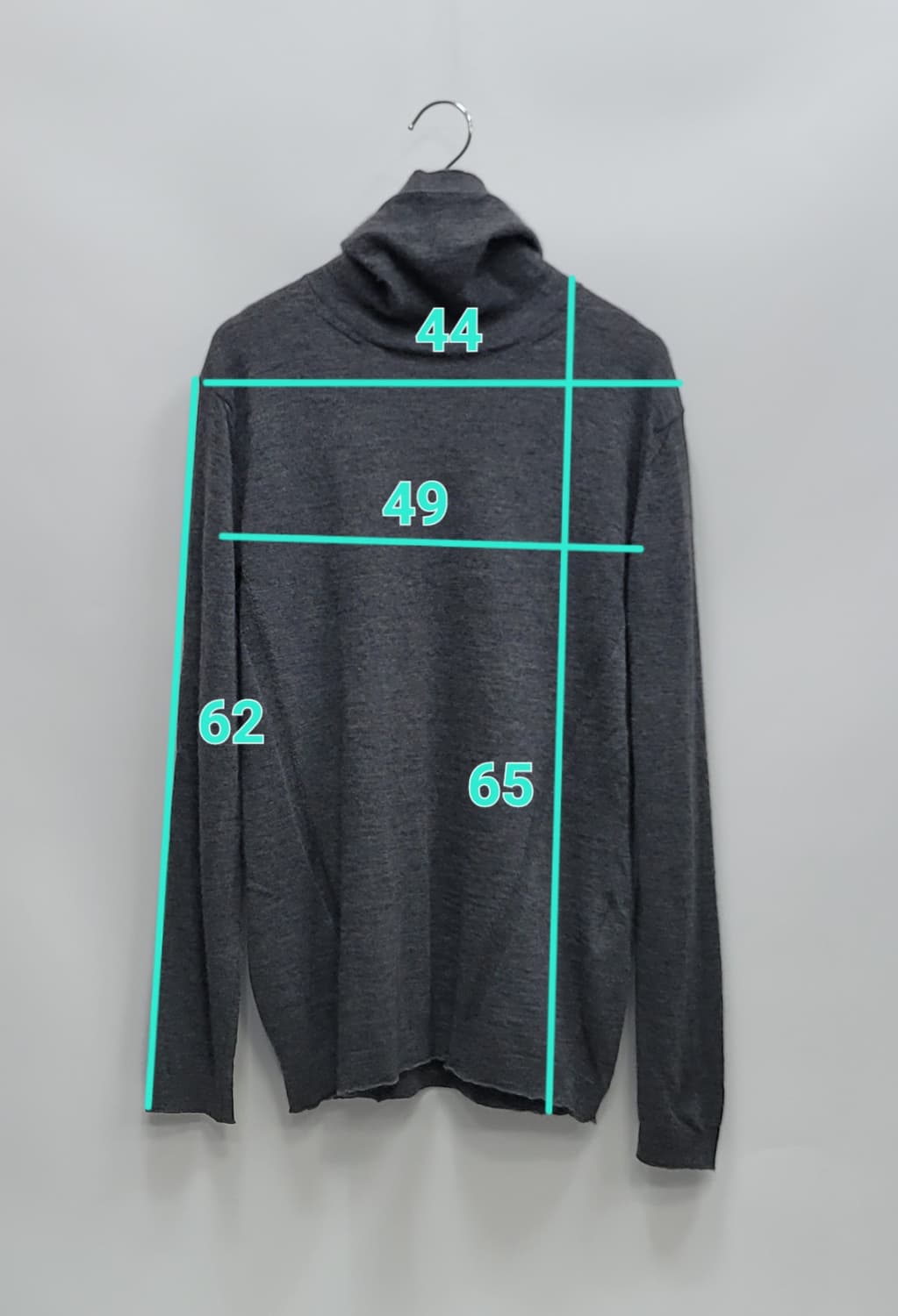 TIME 한섬 타임 캐시미어 100% 터틀넥 니트 / 여 95 
 상품이미지10