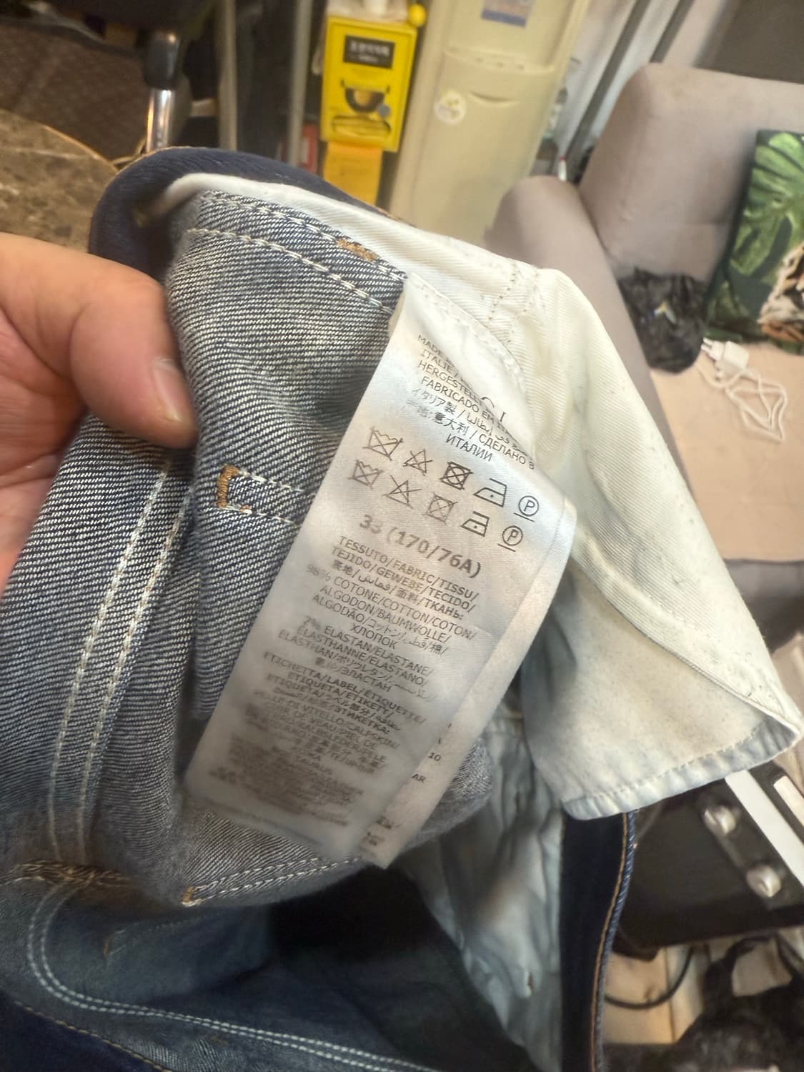 33/21ss 정품 데님팬츠 팝니다 상품이미지4