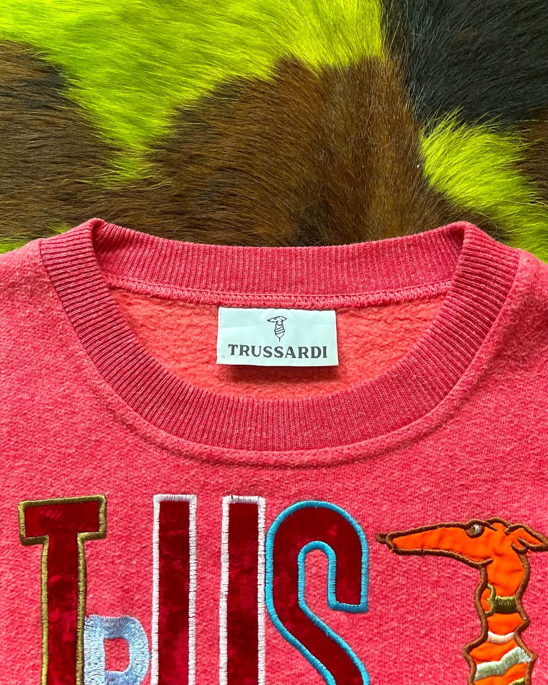 1980-90s TRUSSARDI Italy Old Sweater 상품이미지4