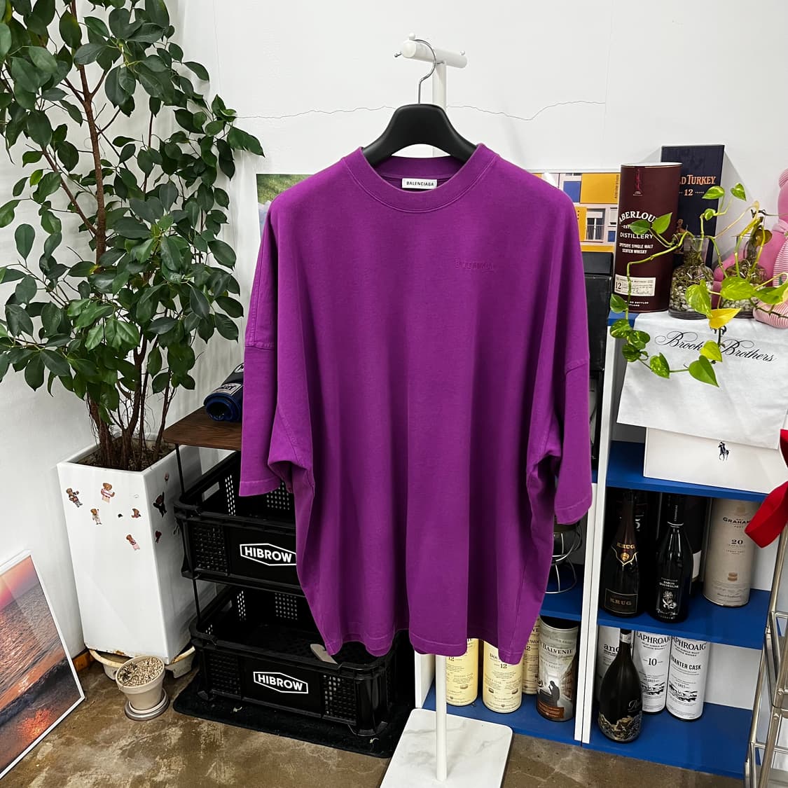 발렌시아가 오버핏 반팔 티셔츠 XS 상품이미지1