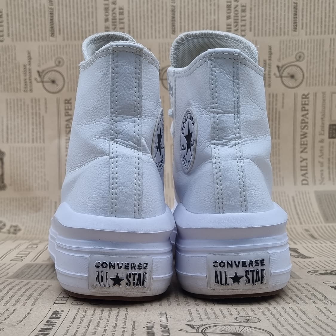 컨버스 무브 레더 흰색 하이탑250 상품이미지3