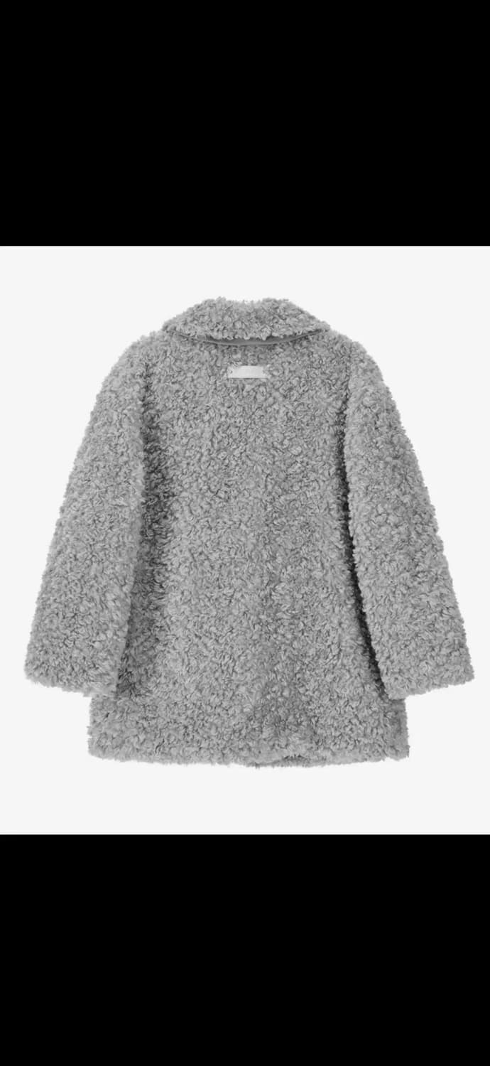 비터셀즈 컬리 카라 퍼 자켓 - 그레이 상품이미지6