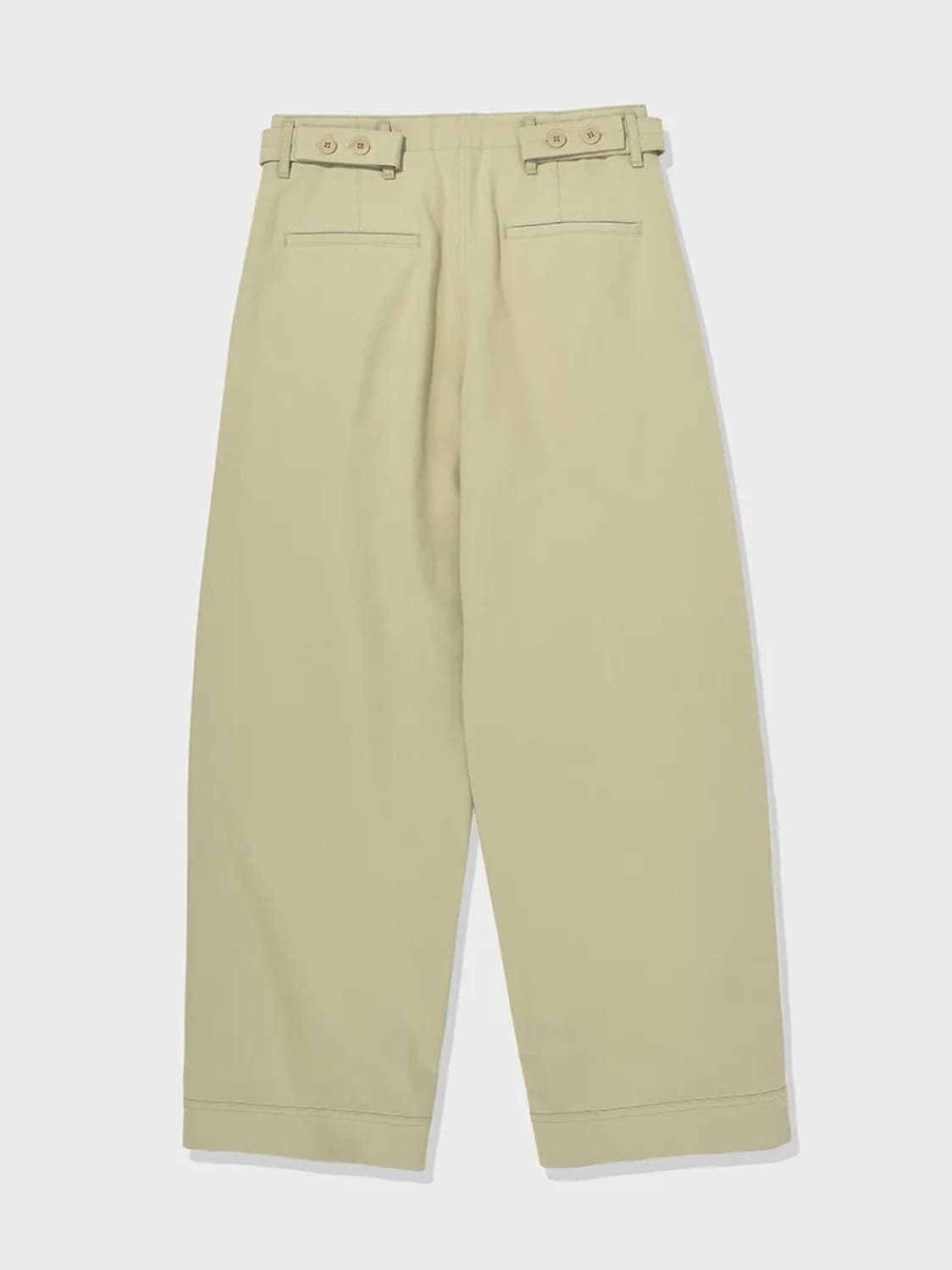 로우클래식 BELTED STITCH PANTS(KH) 상품이미지3