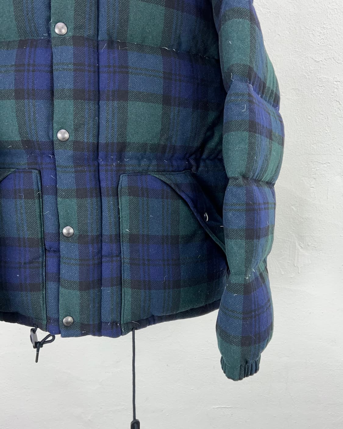 폴로 랄프로렌 블랙 워치 구스 블렌디드 다운 패딩 자켓 상품이미지5