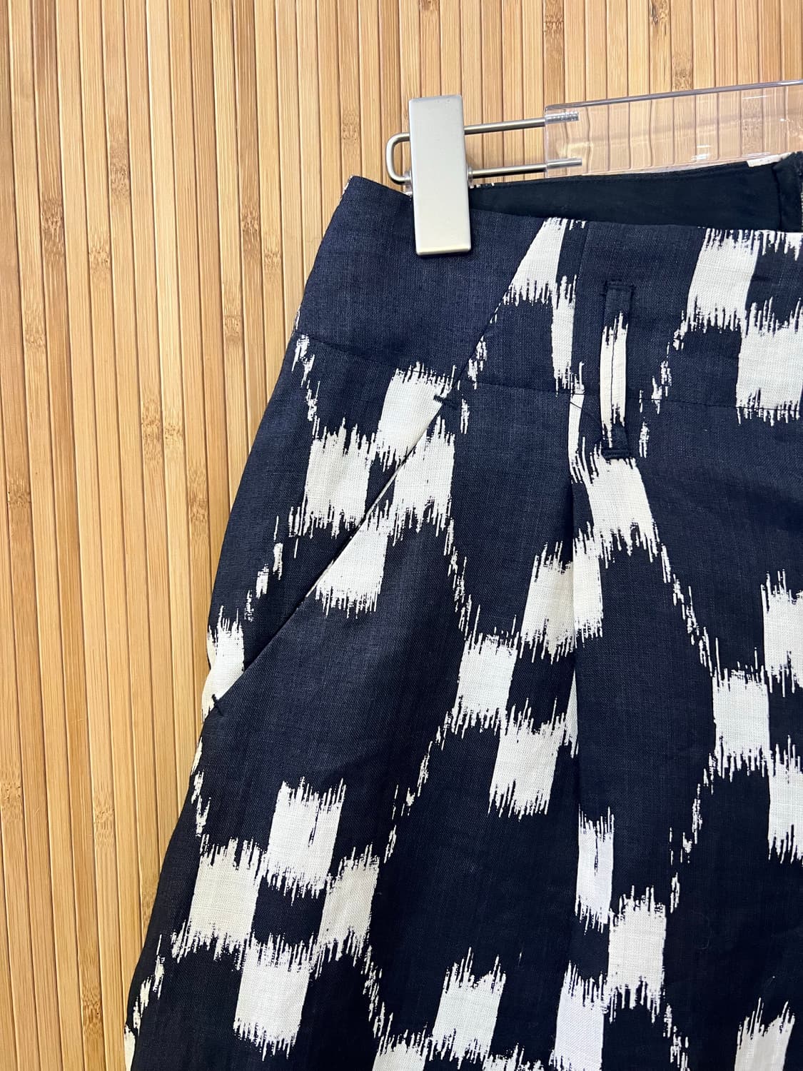 하버색 린넨 패턴 반바지 판매 m사이즈 상품이미지2