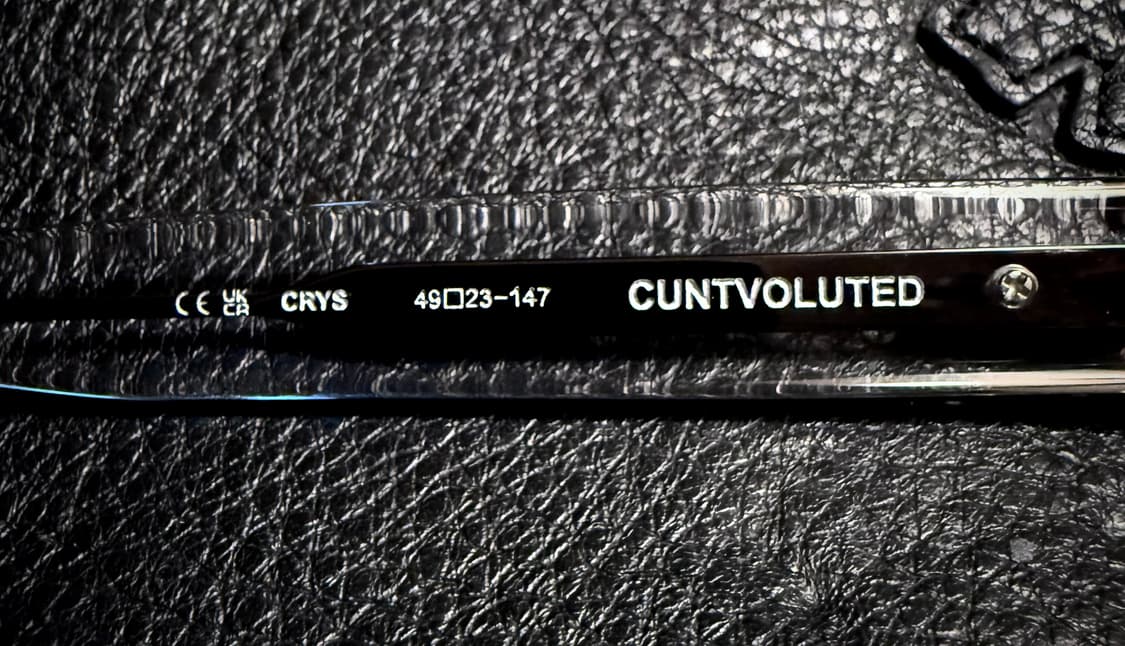 크롬하츠 컨볼루티드 크리스탈/실버 안경 상품이미지9