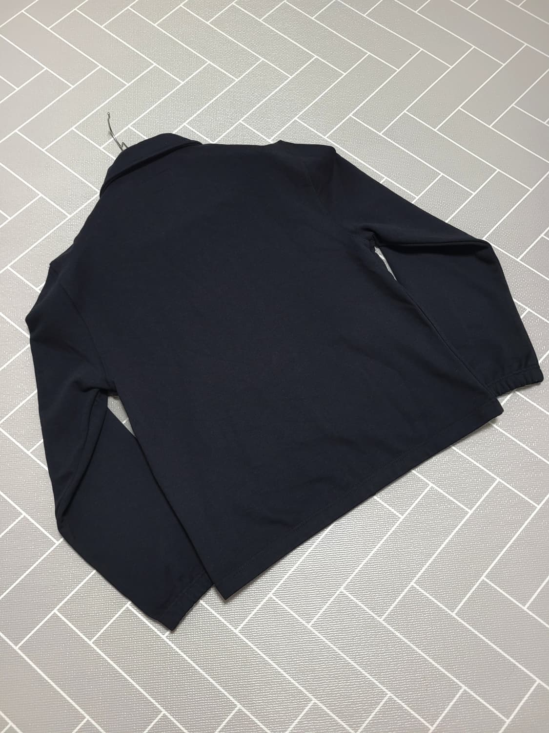 새상품) TOFFEE 토피 투웨이 스웨트 카라 집업 M 상품이미지2