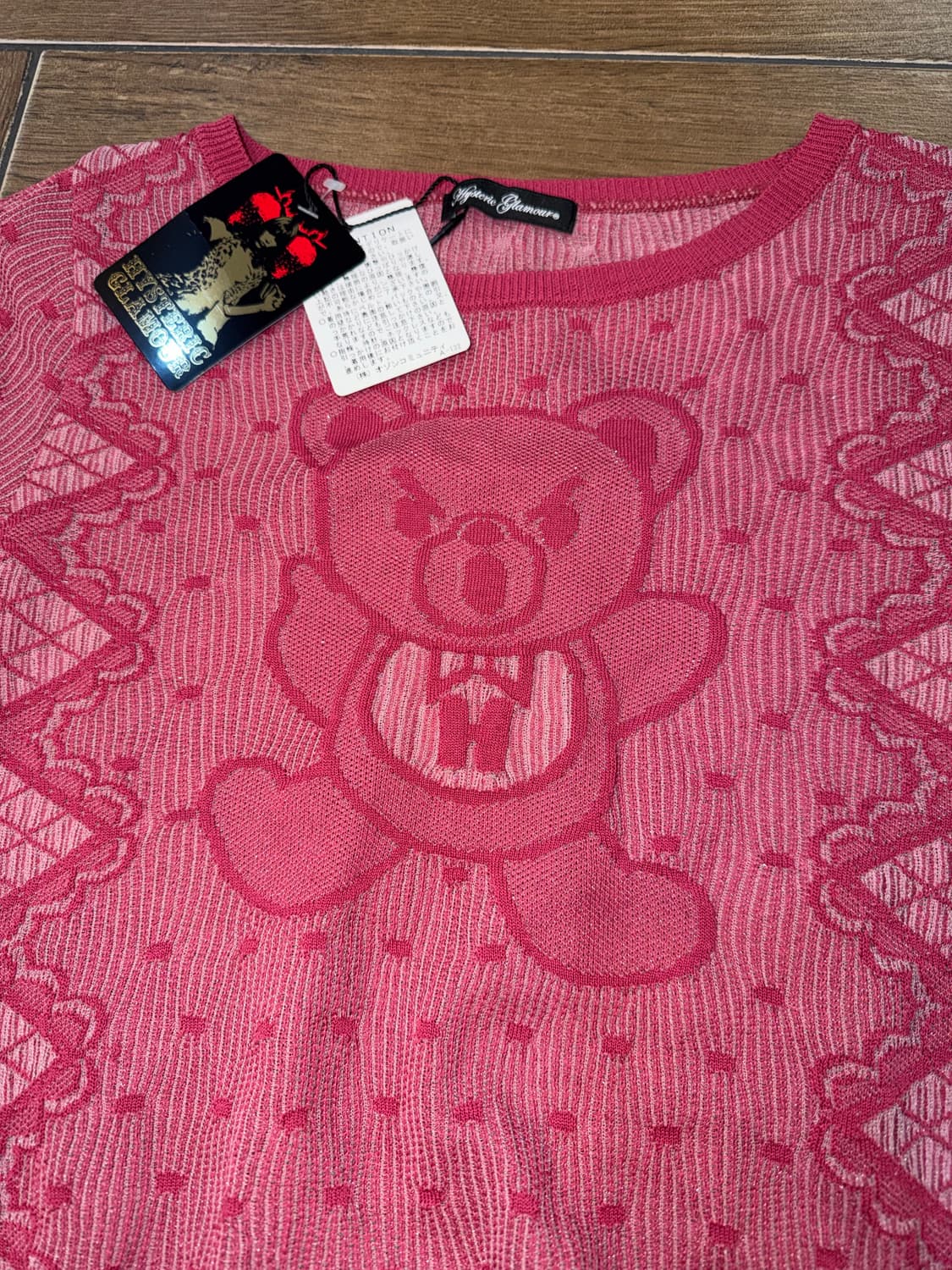 히스테릭글래머 퍽베어 도트 니트 ( 새상품 ) 상품이미지7