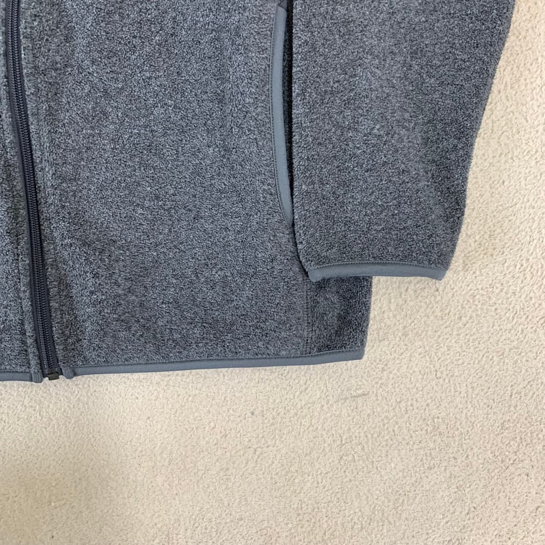 유니클로 후리스(L/그레이) 플리스 자켓 상품이미지3