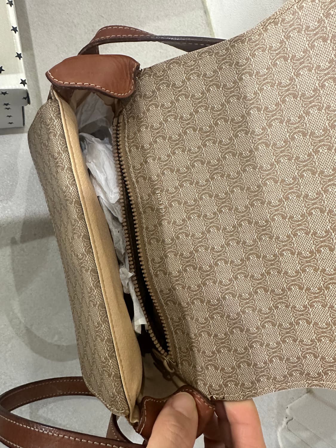 정품 빈티지 셀린느 트리오페 숄더백, 크로스백 상품이미지5