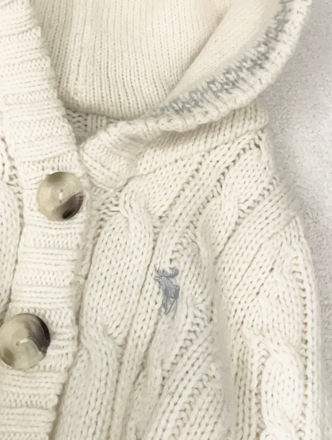 아베크롬비 눈꽃노르딕 니트후드가디건 히메갸루라떼갸루아베니트 상품이미지3