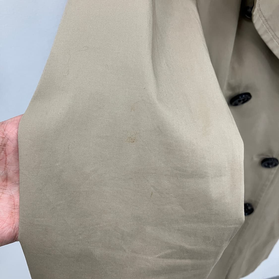 버버리 블루라벨 더블 브레스트 트렌치 코트 36 상품이미지10