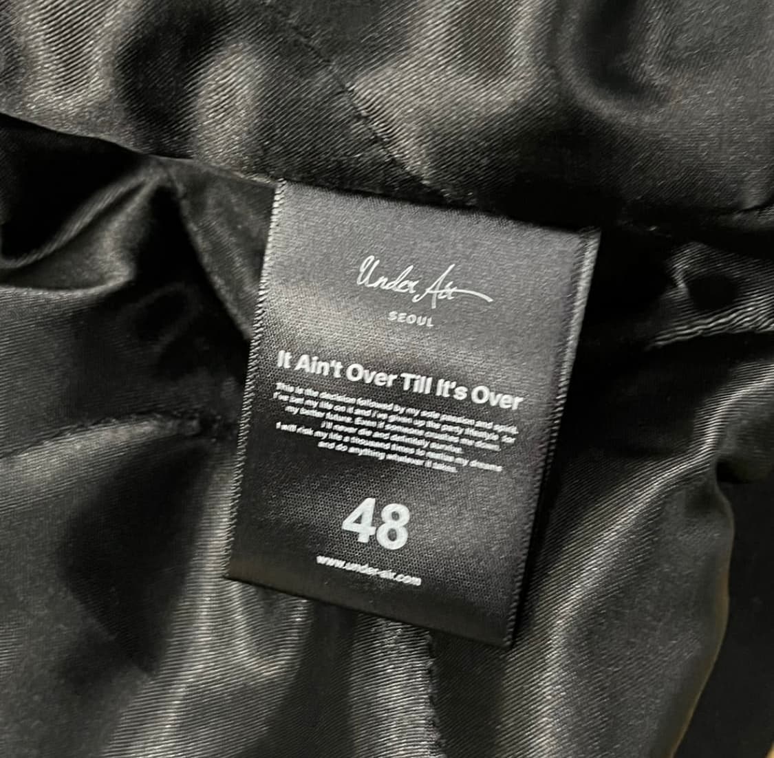 언더에어 자수 벨벳 스카쟌 자켓 b18 상품이미지7