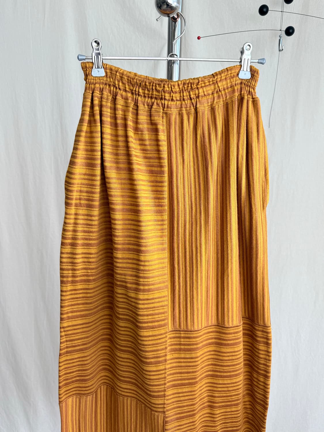 HAI by Issey Miyake 스트라이프 롱 스커트 상품이미지4