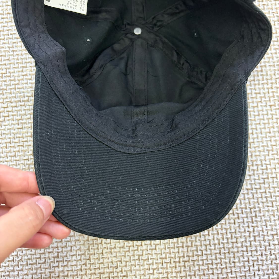 F HEAD 블랙 캡 모자 0622D1 상품이미지5