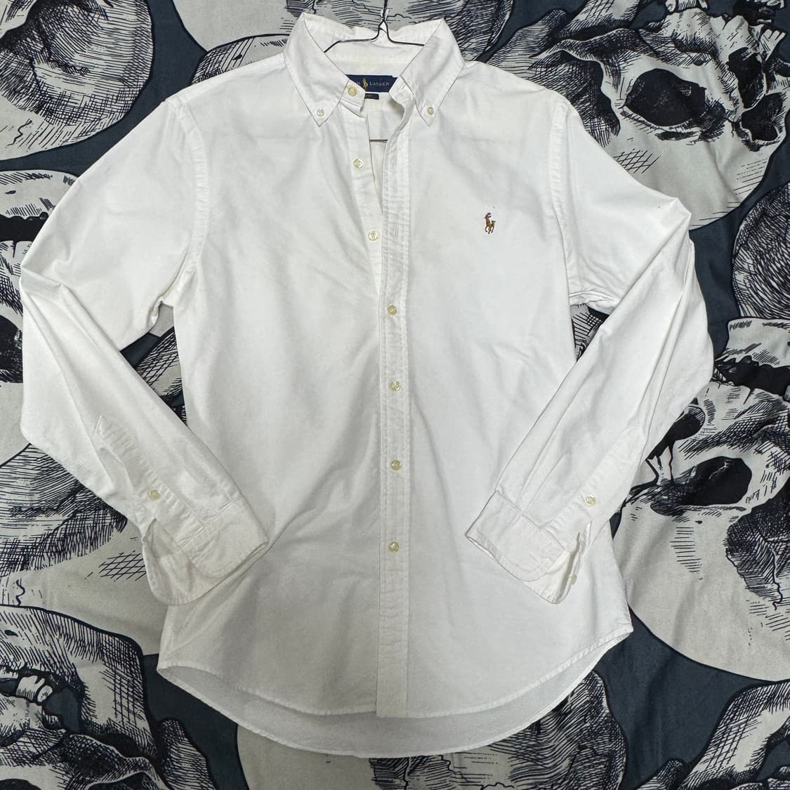 폴로 화이트  셔츠 슬림핏 M사이즈  상품이미지1