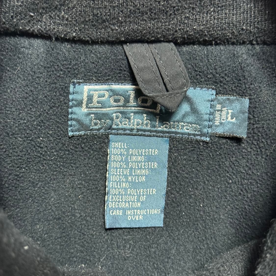 L 폴로랄프로렌 내장후드 네이비 폴리쉘 자켓 상품이미지4