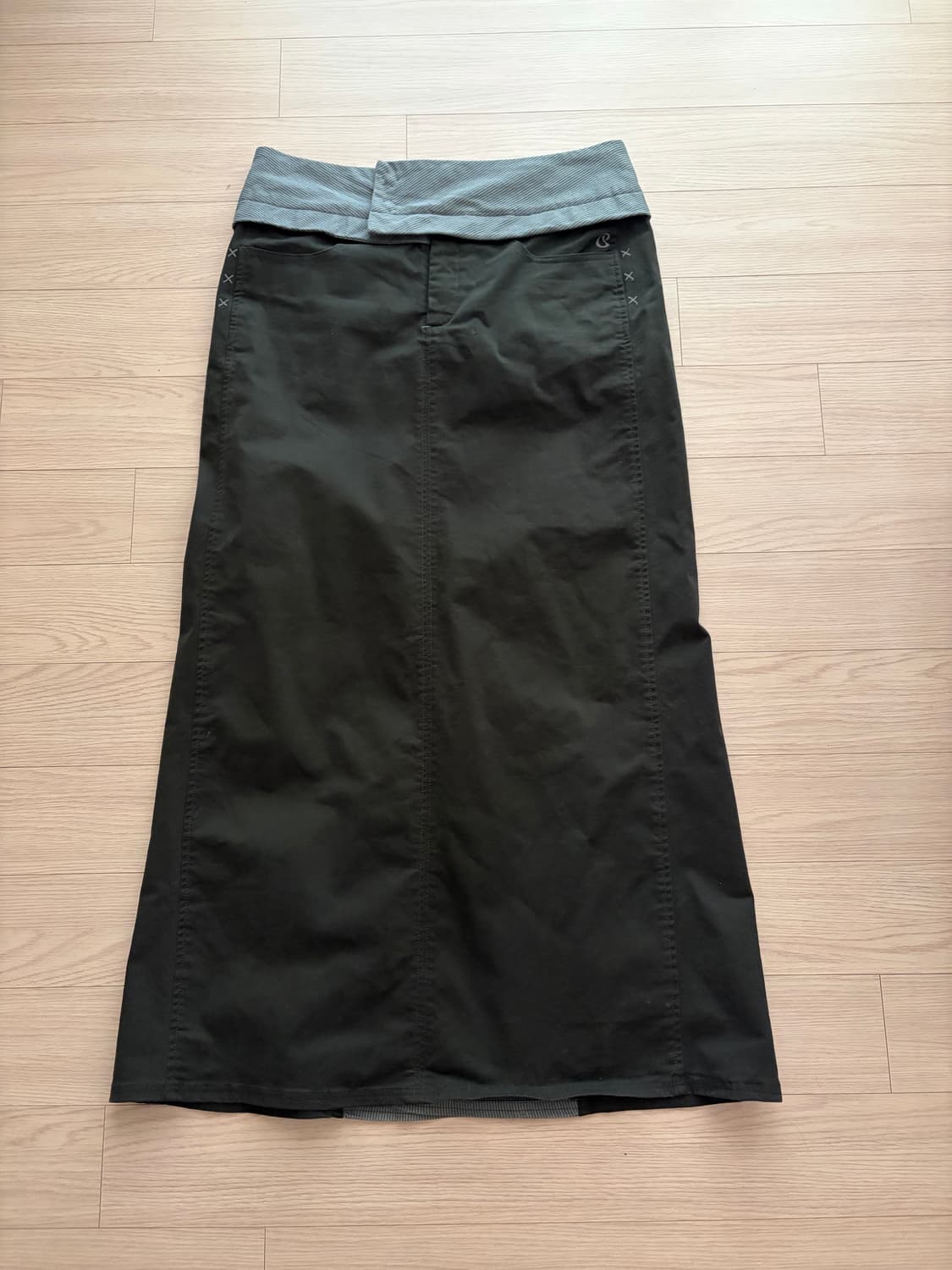 WAIST PANEL SKIRT WARM GREY 상품이미지3