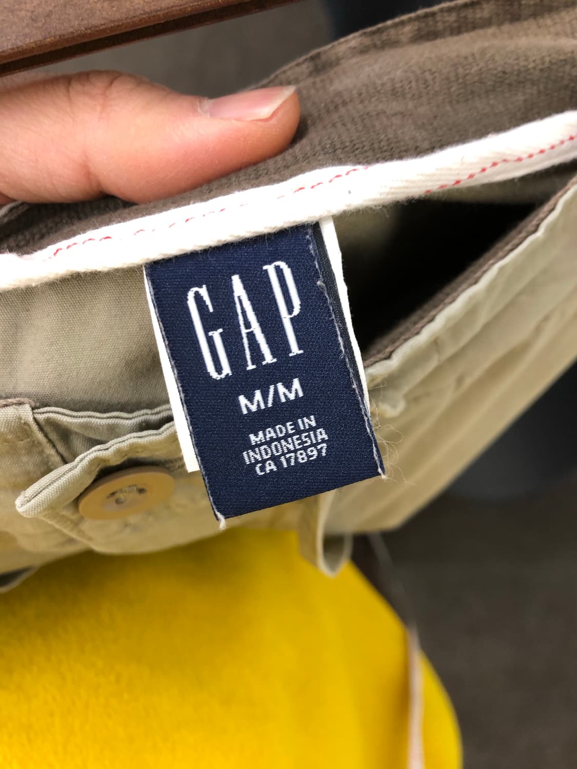 00s 올드갭 밴딩 코튼 팬츠 상품이미지4