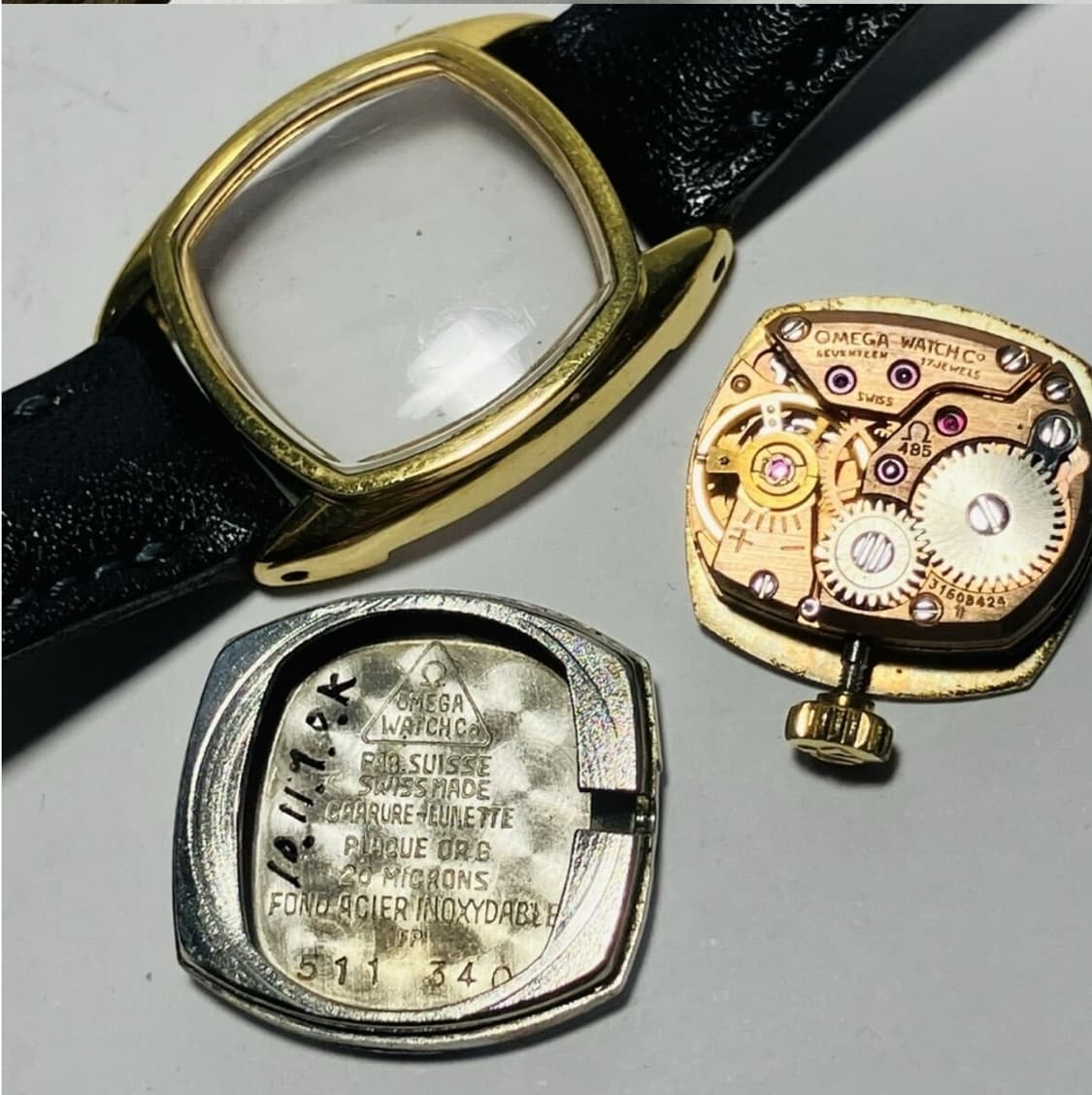 오메가 드빌 수동 금장 여성시계 상품이미지10