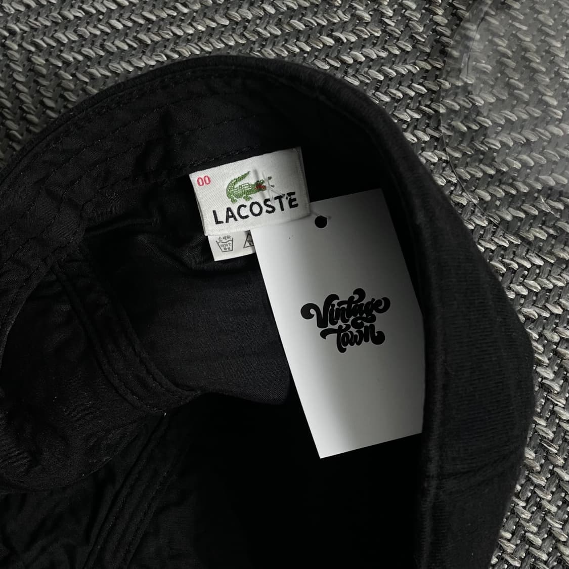라코스테 자수로고 아카이브 헌팅캡 블랙o 3742 상품이미지4