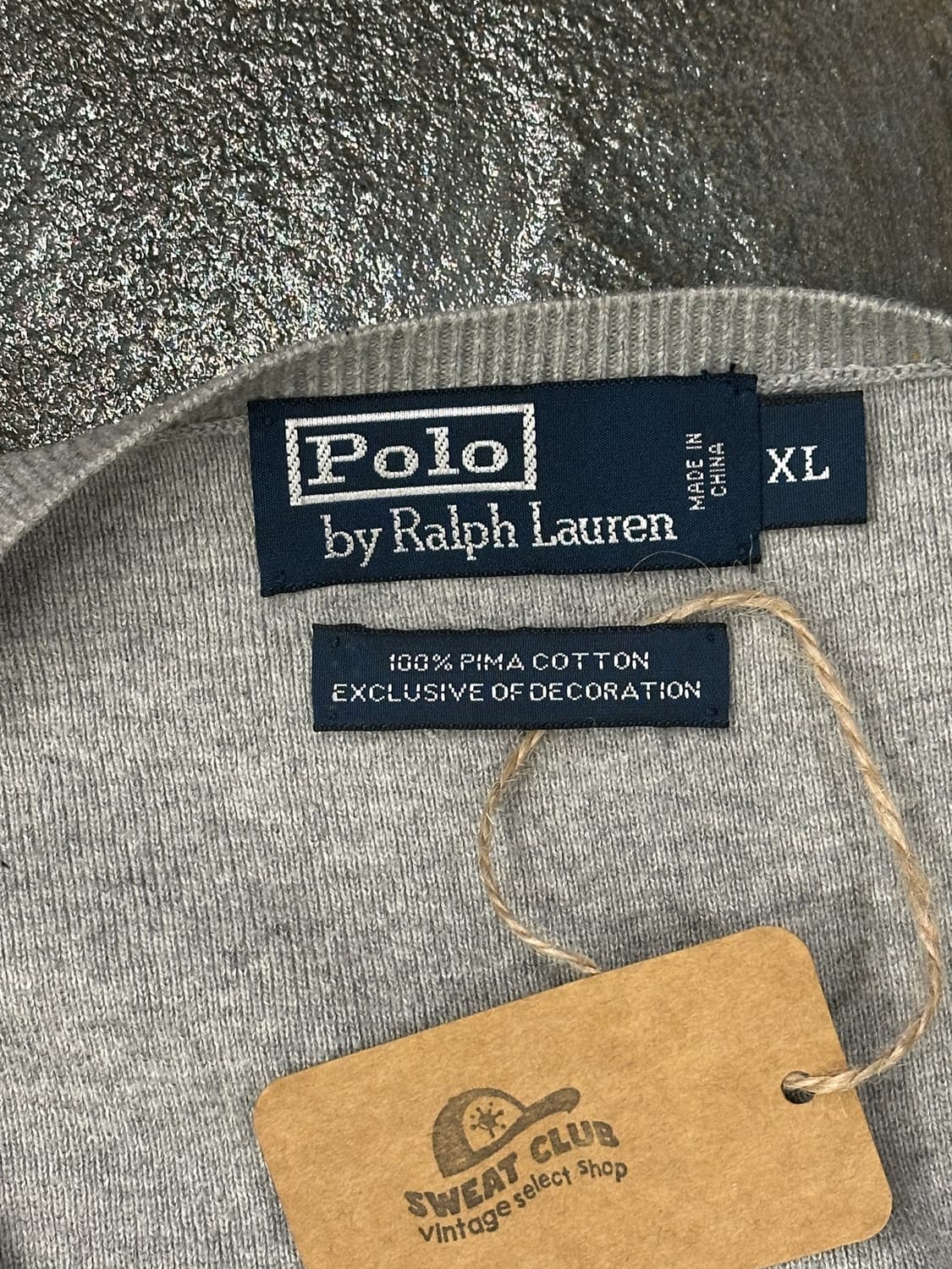 폴로 랄프로렌 브이넥 니트 조끼 XL 상품이미지4