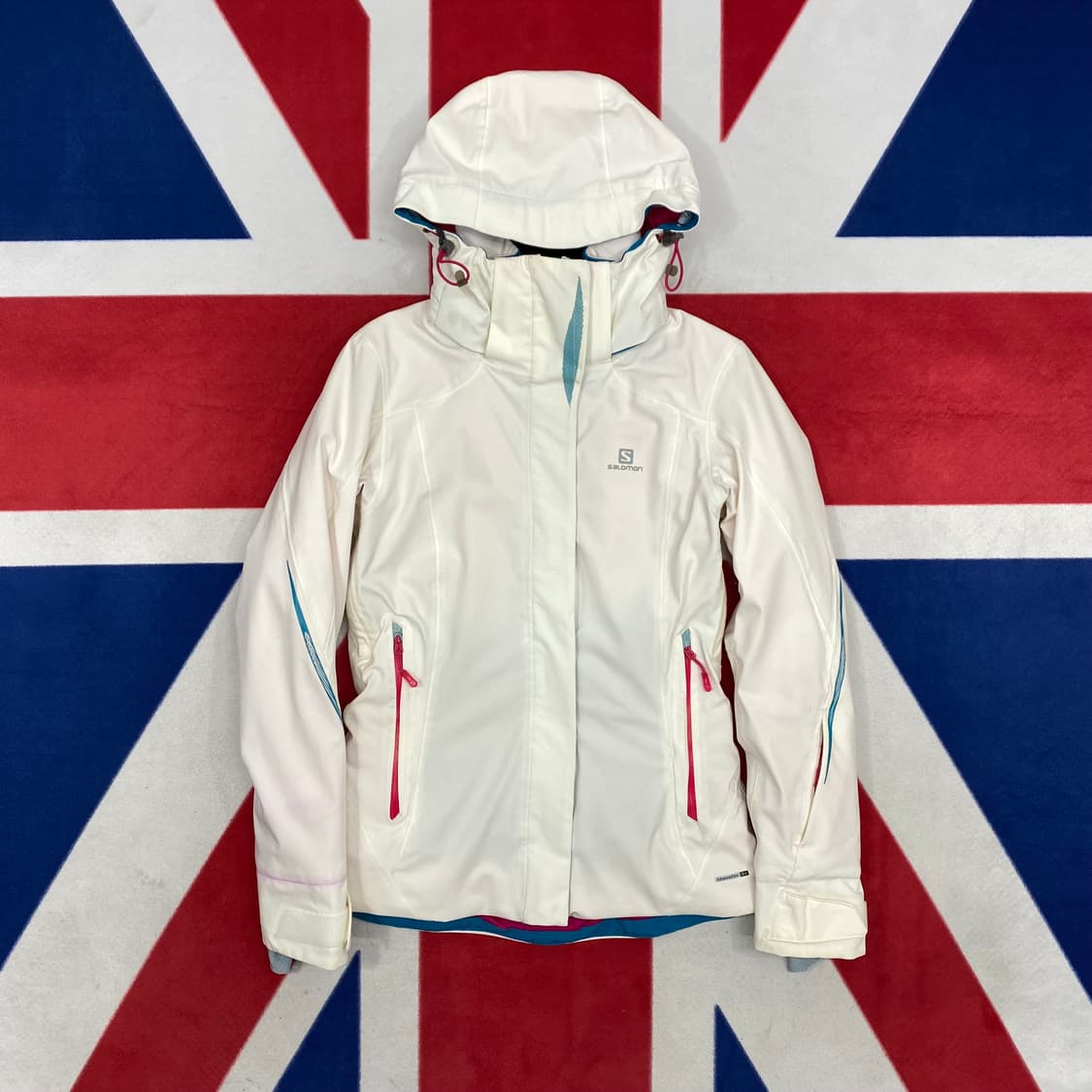 살로몬 화이트 자켓 여성 XS  상품이미지1