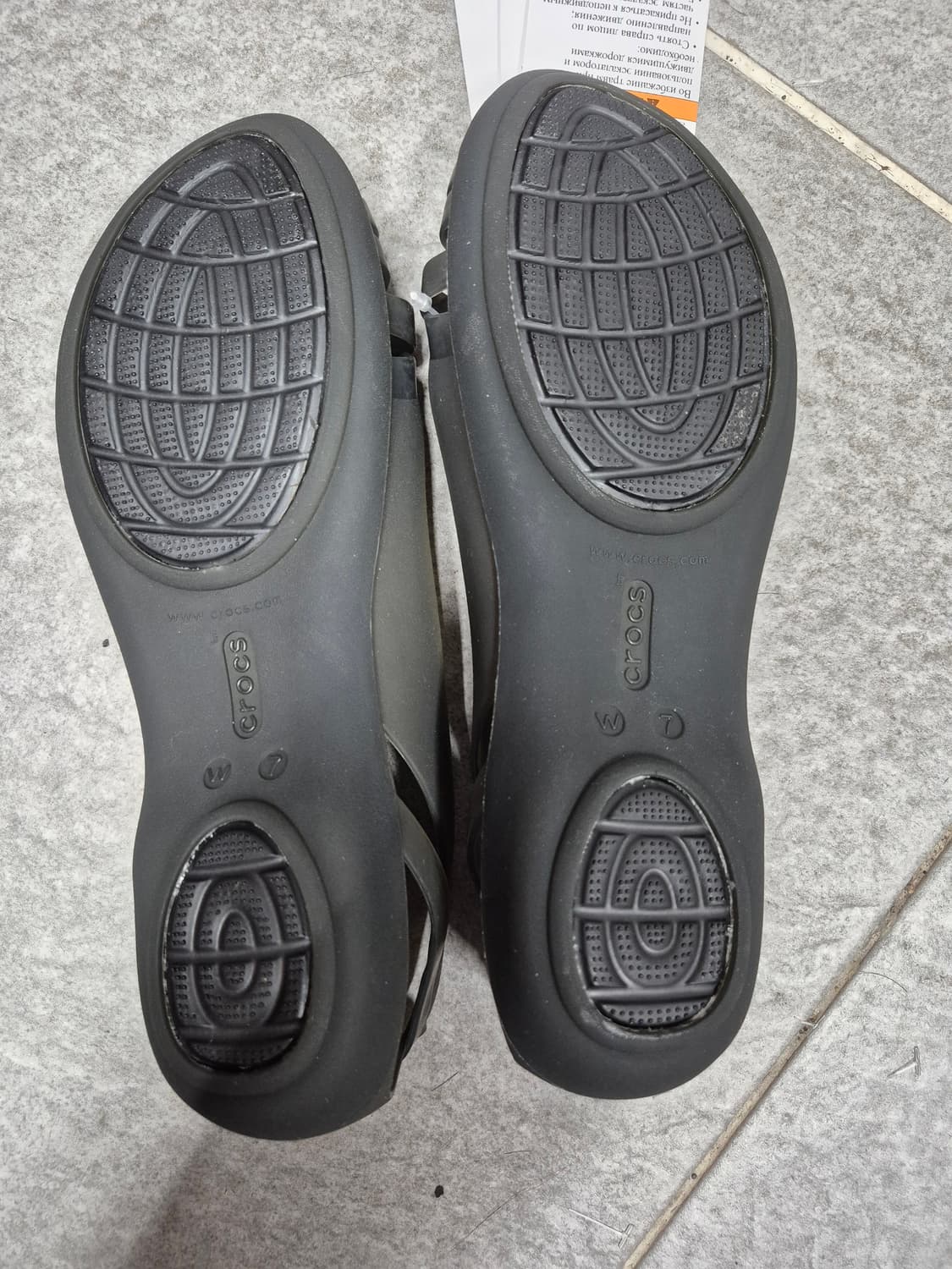 택새 크록스 후라체2 플랫 젤리슈즈 상품이미지2