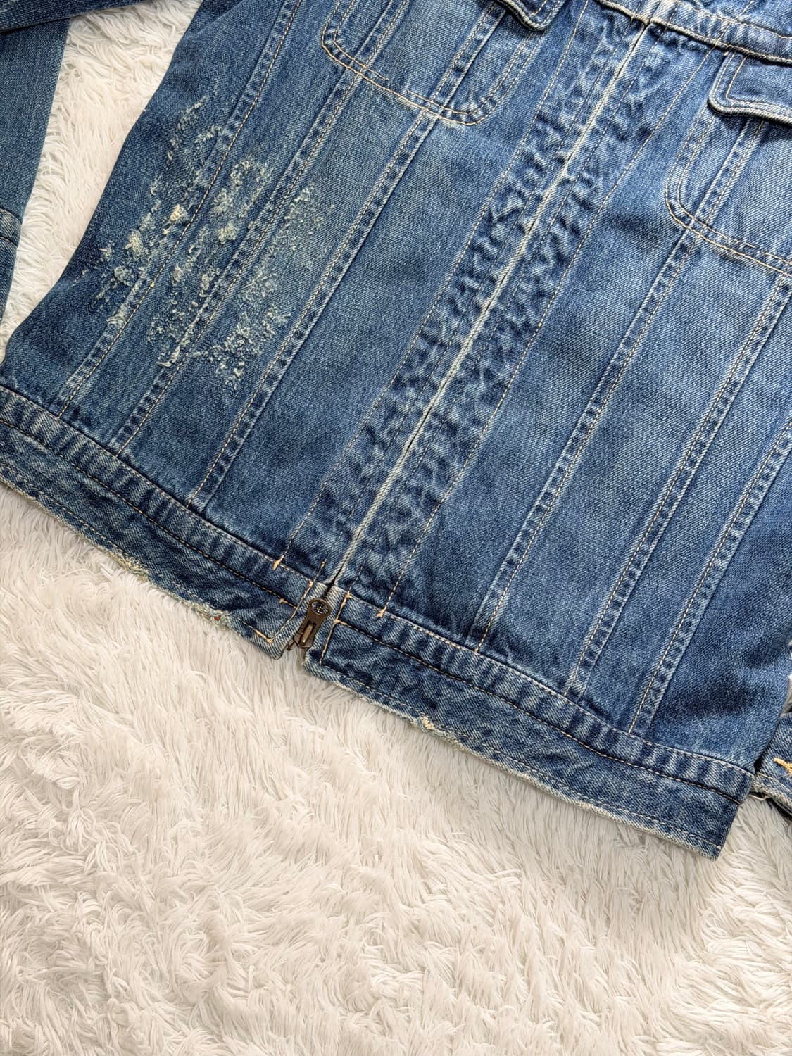 TK Takeo Kikuchi] 빈티지 워싱 데님 자켓 (플라워 패턴 안 상품이미지6