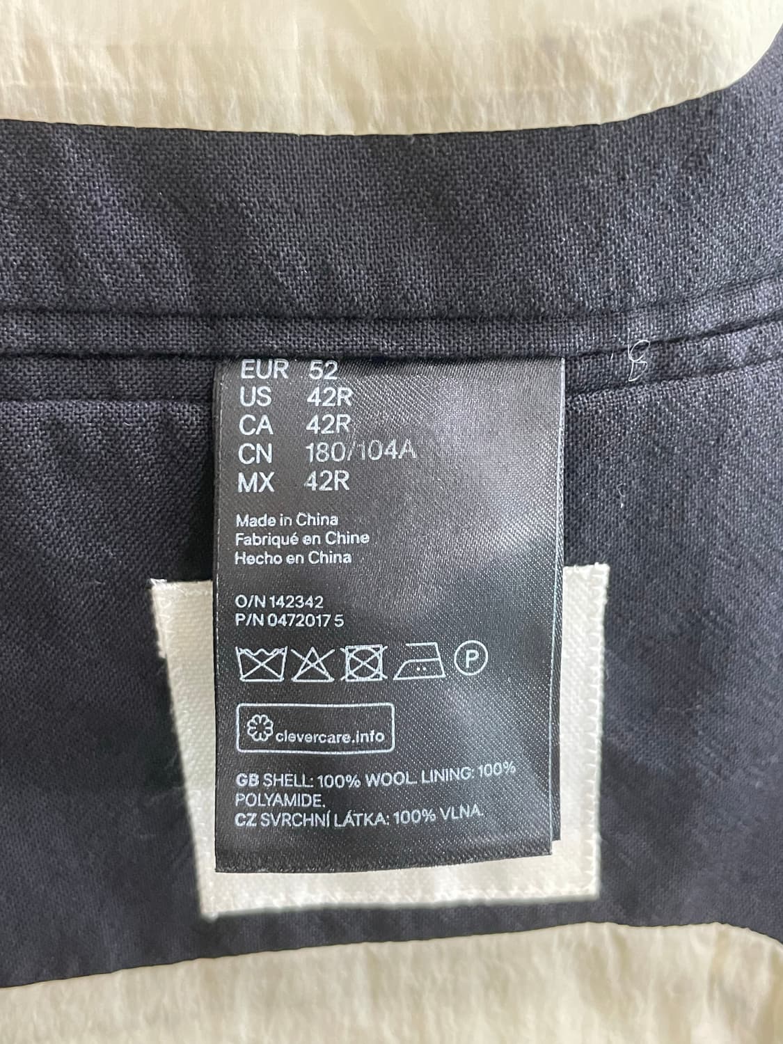 H&M studio 17ss 히든 버튼 블레이저 상품이미지4