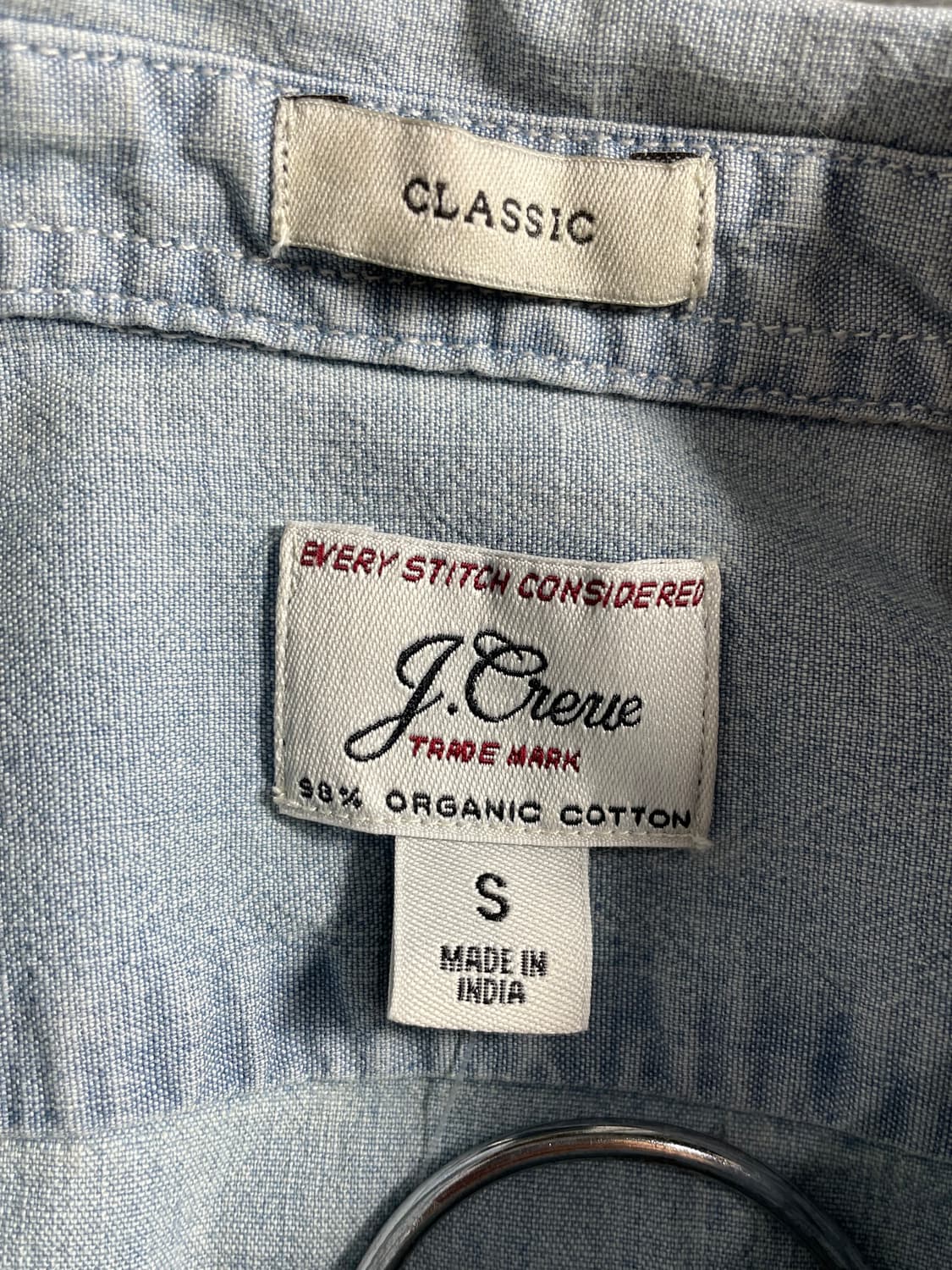 J. Crew 에브리 스티치 컨시더드 라인 연청 데님 셔츠 상품이미지3