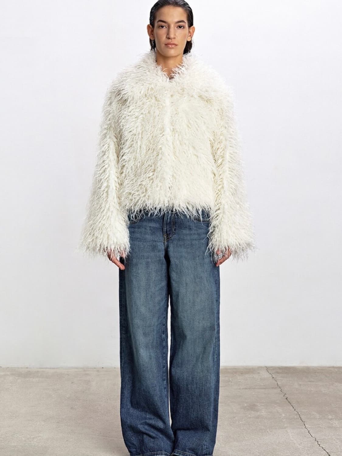 해브레스 haveless TALIA FAUX FUR JACKET 퍼자켓 상품이미지3