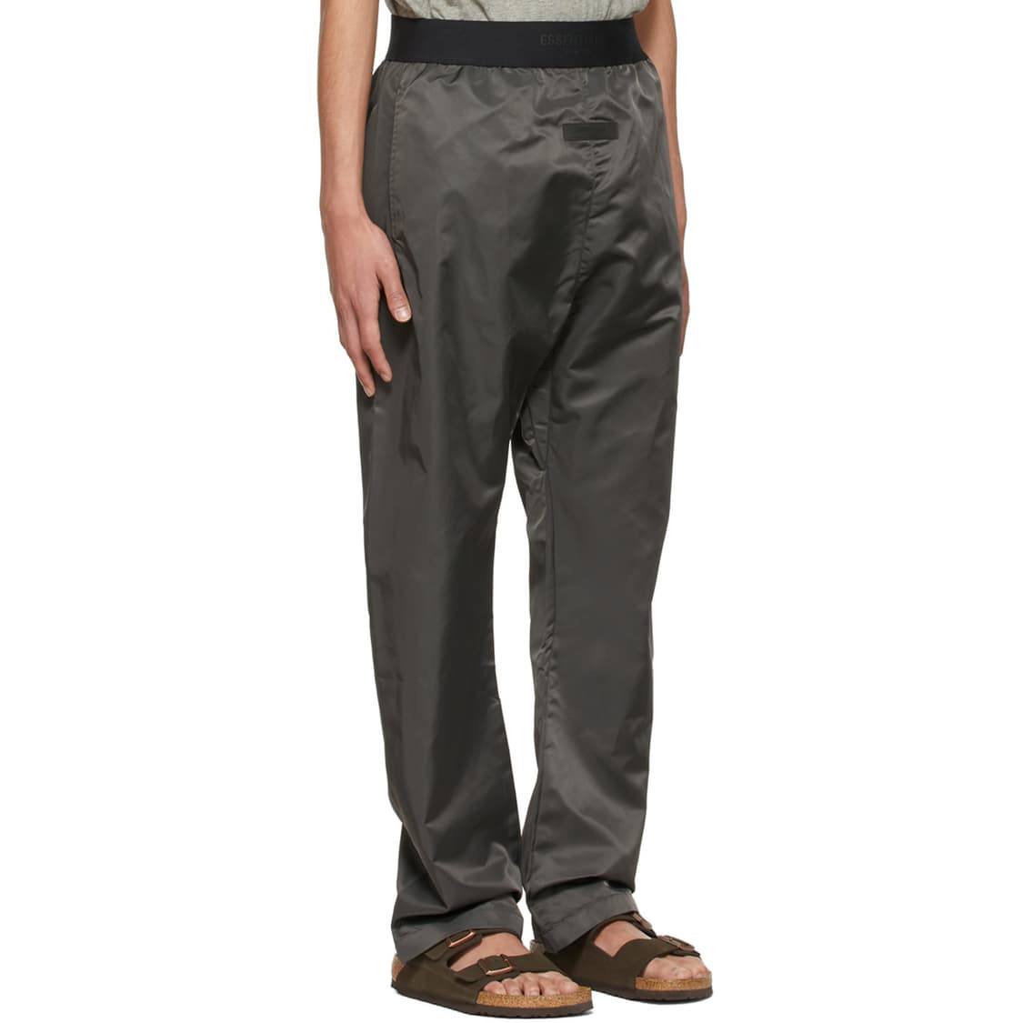 피어오브갓 에센셜 릴랙스드 나일론 트랙 팬츠 블랙 상품이미지3