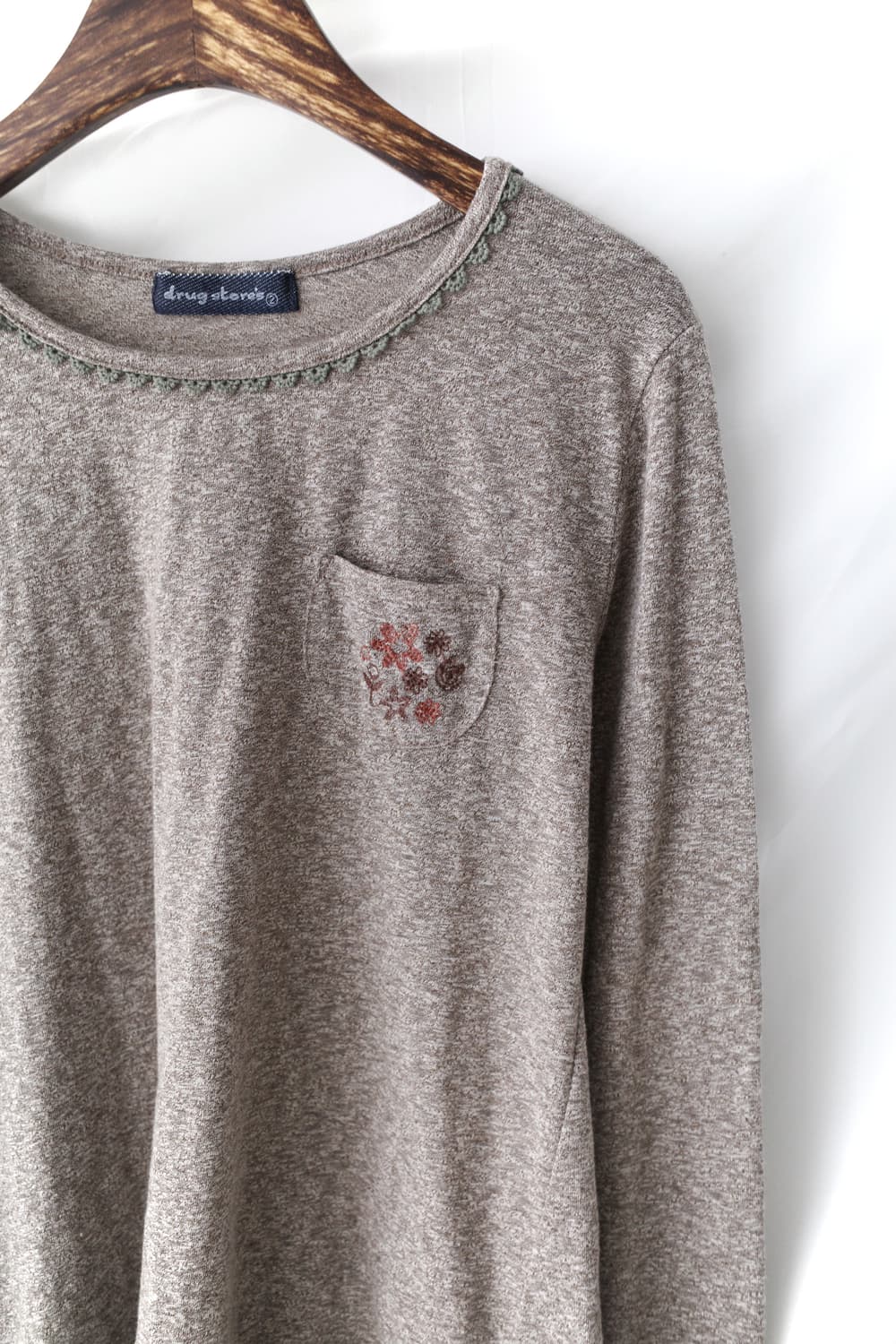 drug store) flower pocket long sleeve 상품이미지2