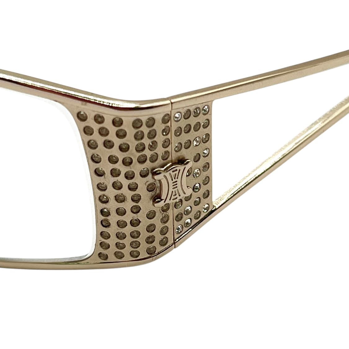 CELINE 셀린느 큐빅 금테 안경 상품이미지4